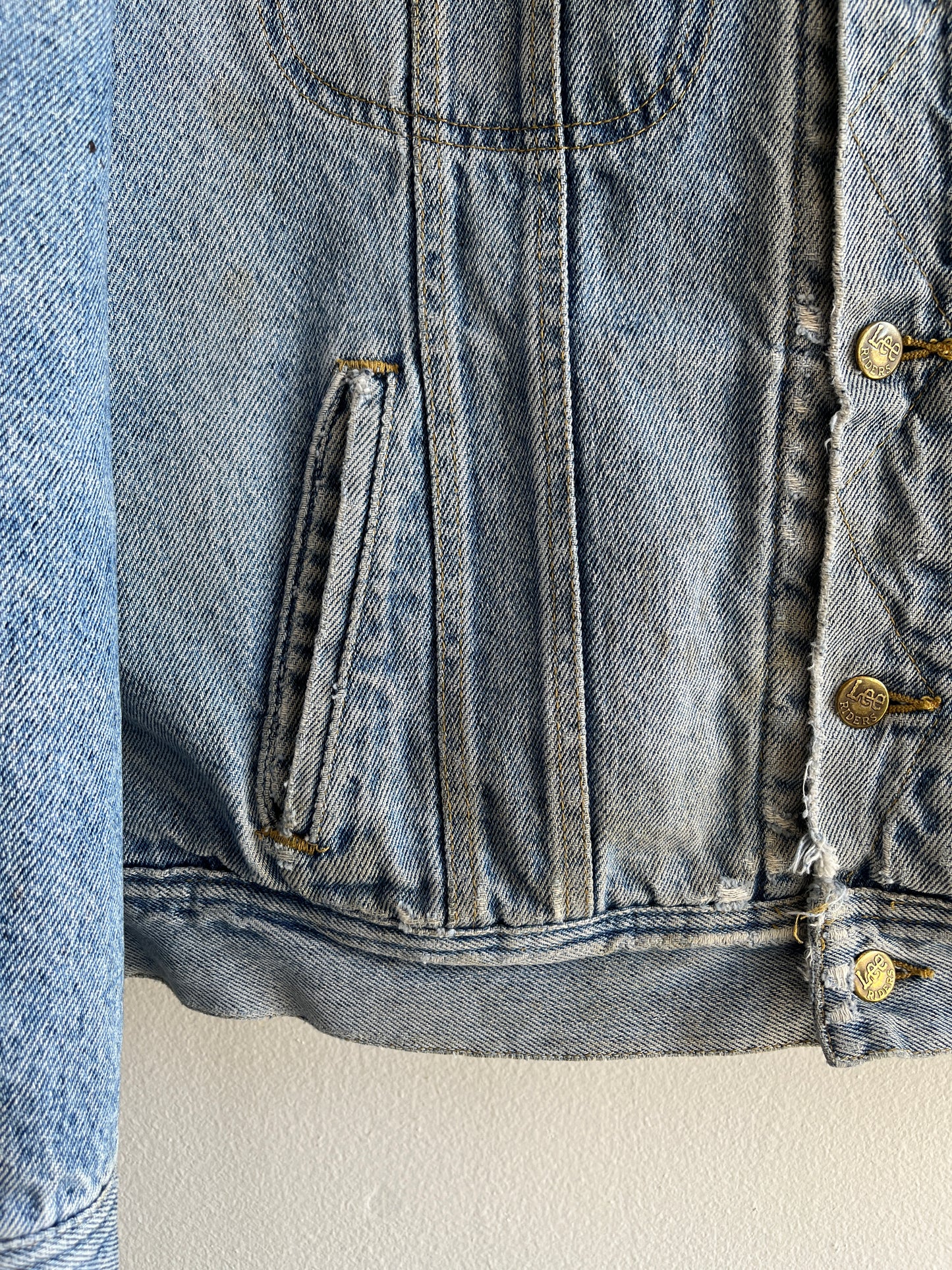 Vintage 1970/80’s Lee Stormrider Blanket-Lined Denim Trucker Jacket