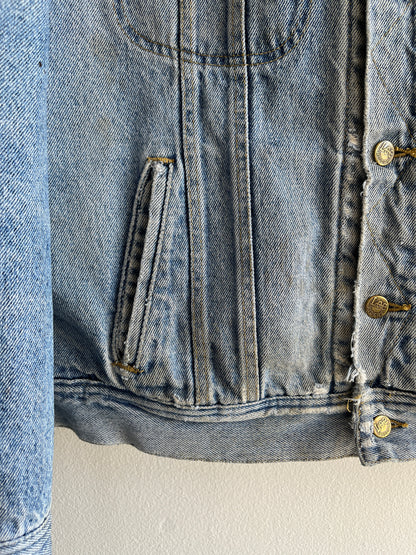 Vintage 1970/80’s Lee Stormrider Blanket-Lined Denim Trucker Jacket