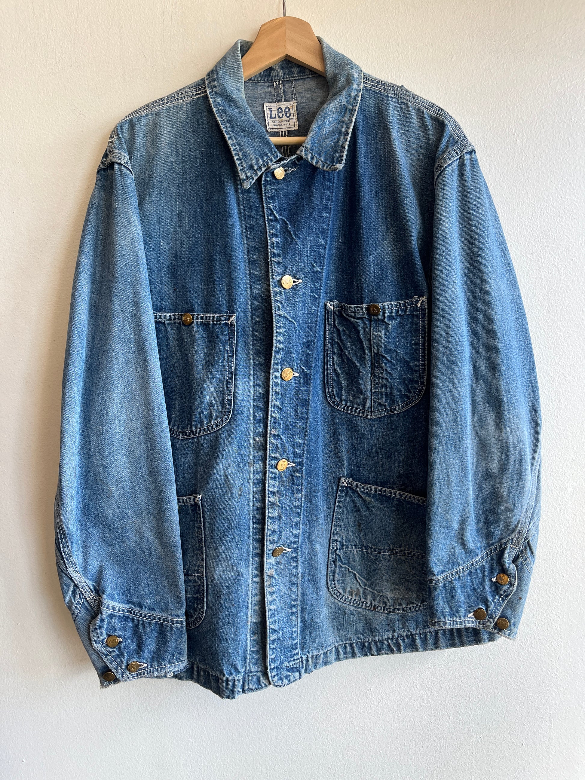 Vintage 1960/1970’s Lee Denim Chore Coat - La Lovely Vintage 