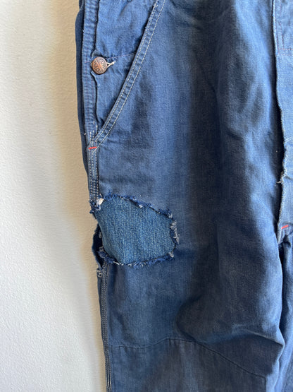 Vintage 1950’s Powrhouse Low-Back Denim Overalls