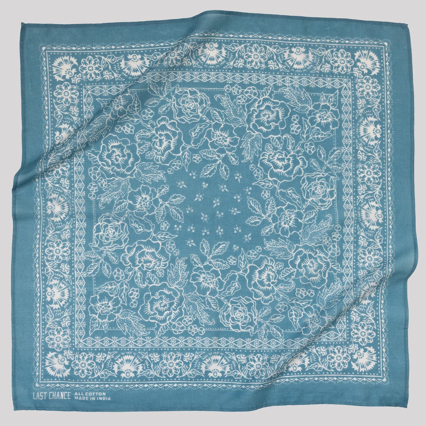 Last Chance Textiles - Cotton Bandana - La Lovely Vintage 