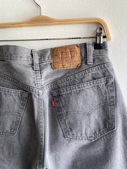 Vintage 1980’s Grey Levi’s 501 Denim Jeans