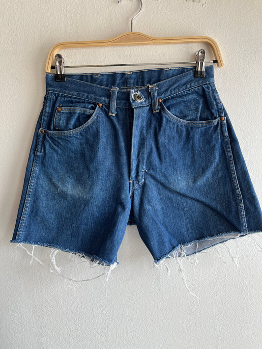 Vintage 1960’s Unbranded Denim Shorts - La Lovely Vintage 