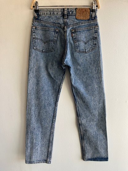 Vintage 1980’s Levi’s 501 Herringbone Denim Jeans - La Lovely Vintage 