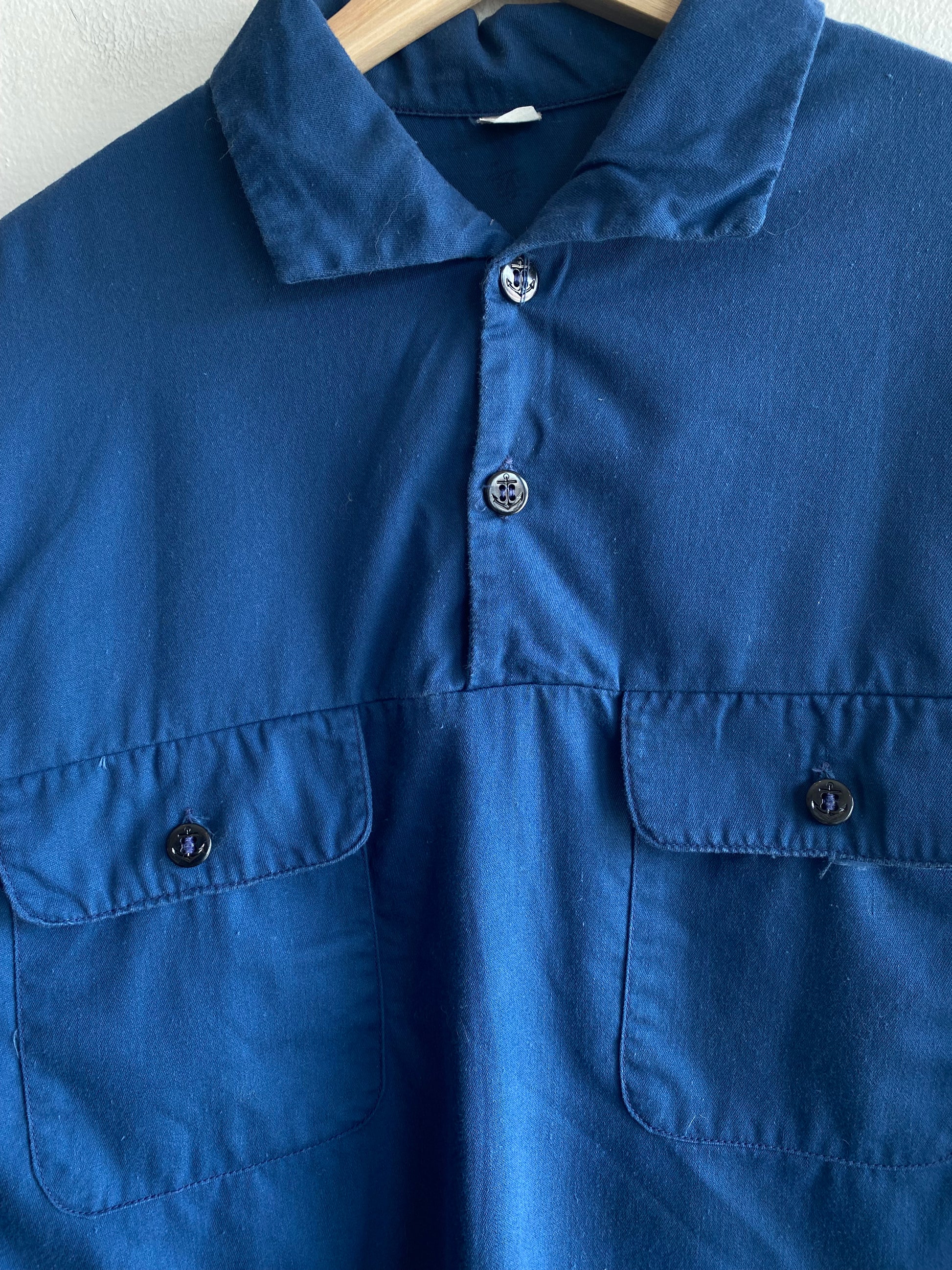 Vintage 1970’s USN Utility Pullover Shirt - La Lovely Vintage 