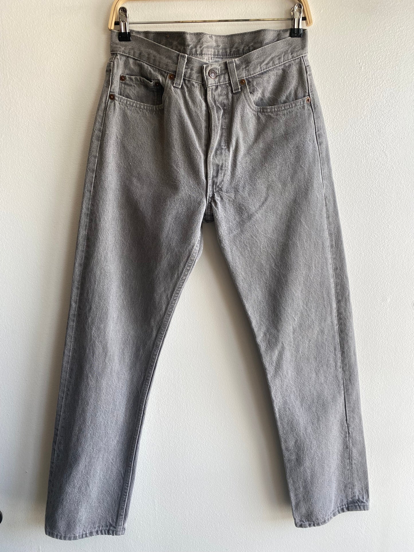 Vintage 1980’s Grey Levi’s 501 Denim Jeans