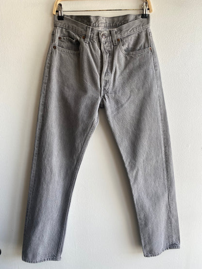 Vintage 1980’s Grey Levi’s 501 Denim Jeans