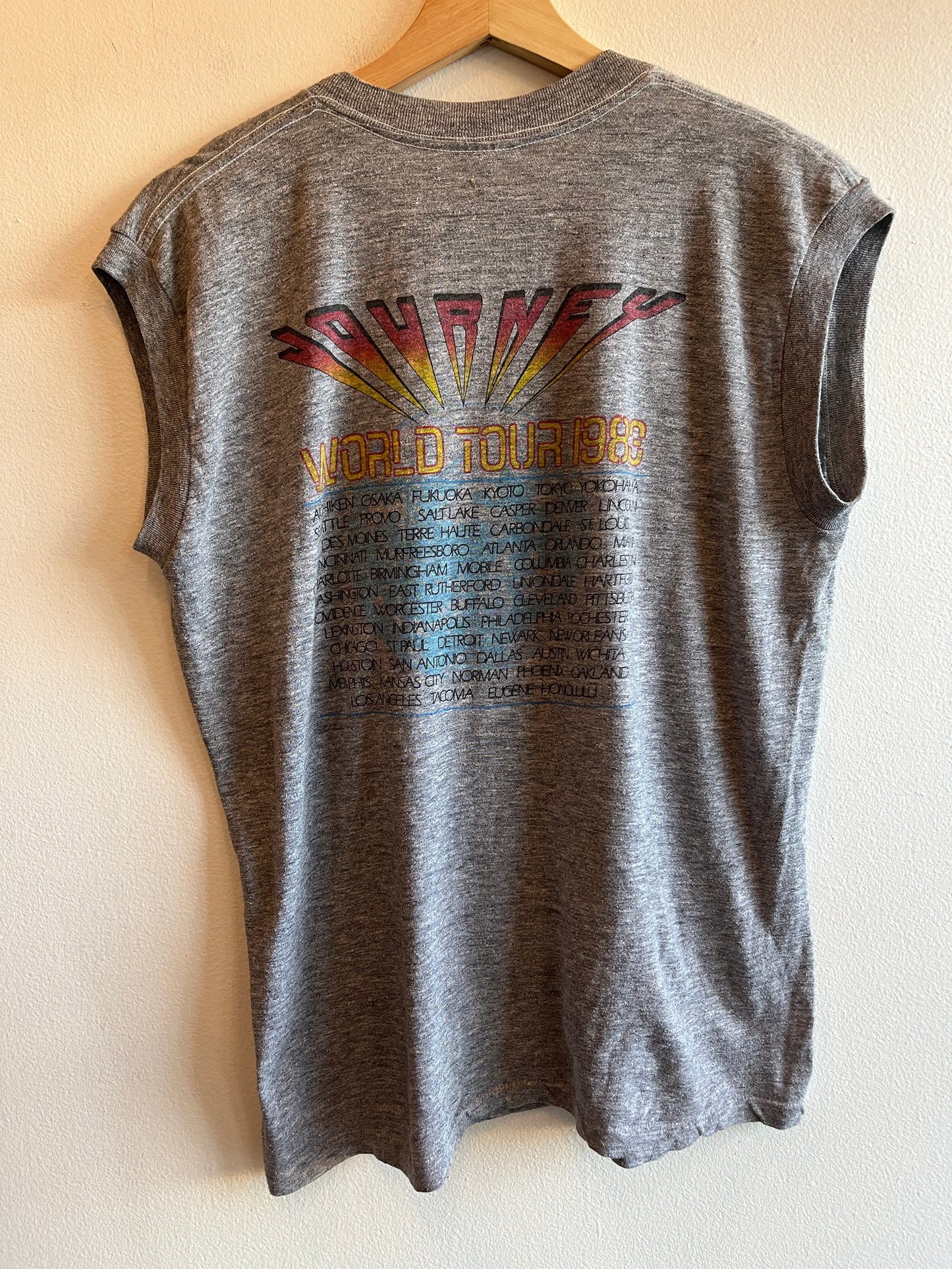 Vintage 1983 Journey Sleeveless Tour T-Shirt - La Lovely Vintage 