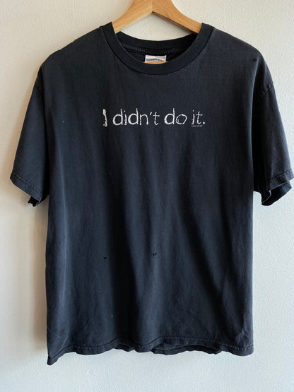 Vintage Y2K “I Didn’t Do It” T-Shirt - La Lovely Vintage 