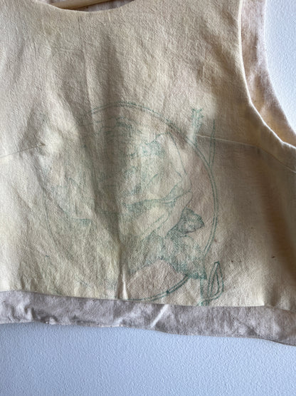 Trash Textiles - Handmade Antique Feedsack Blouse/Shirt