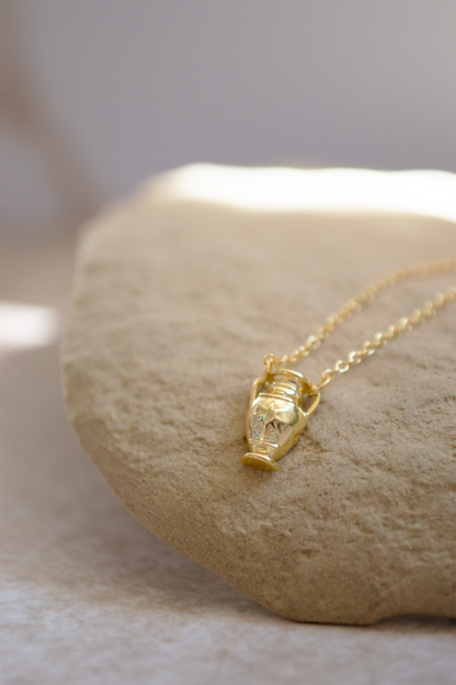 Amphora Vase Pendant Necklace