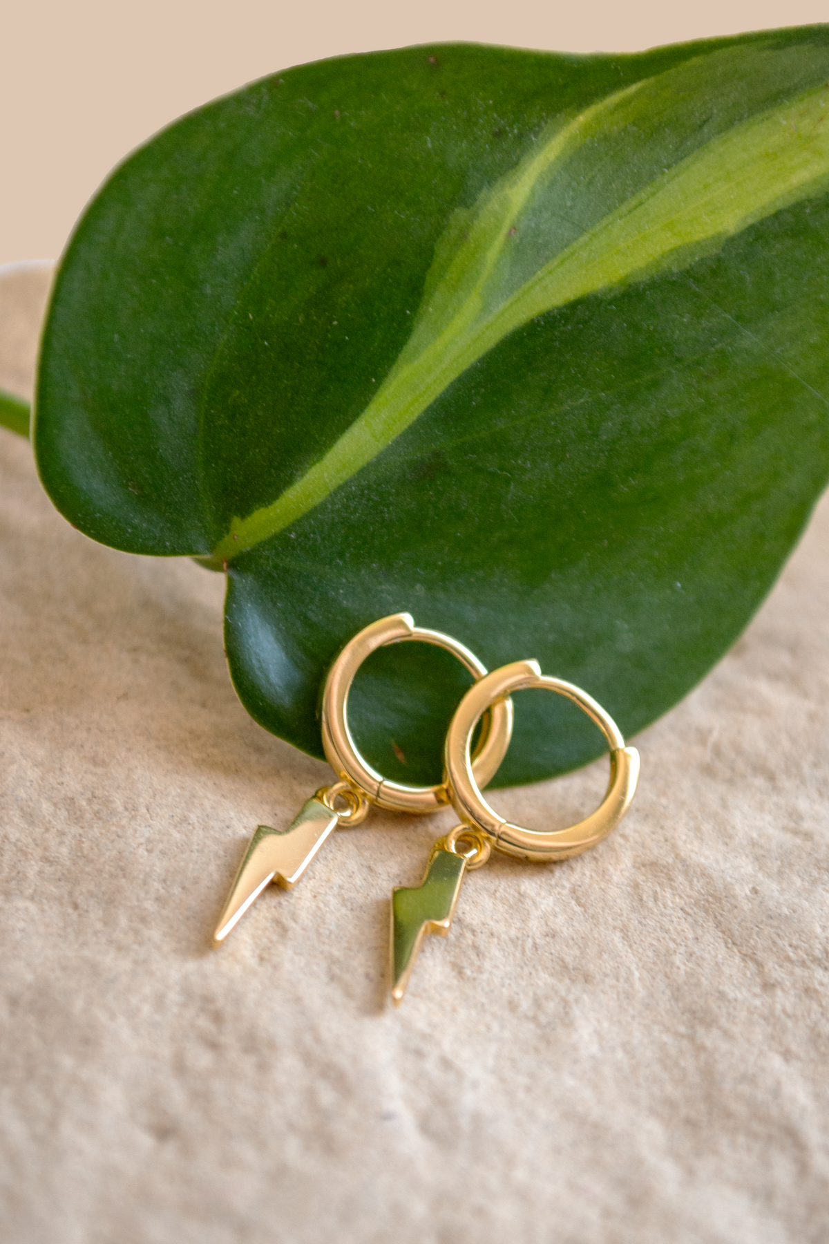 La Lovely - Lightning Bolt Hoops