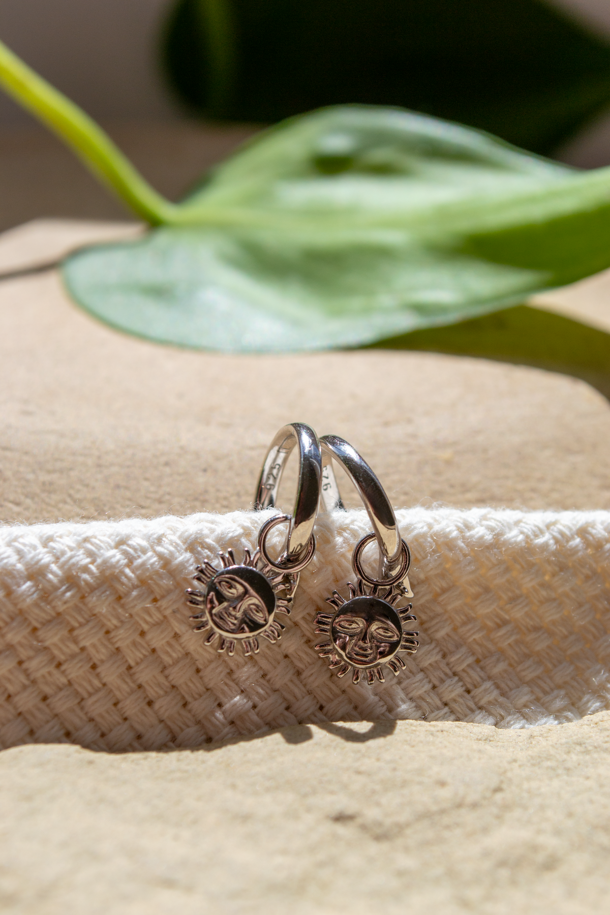 Sun Man Hoop Earrings *New Design*