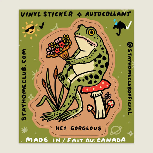 Stay Home Club - Sticker - La Lovely Vintage 