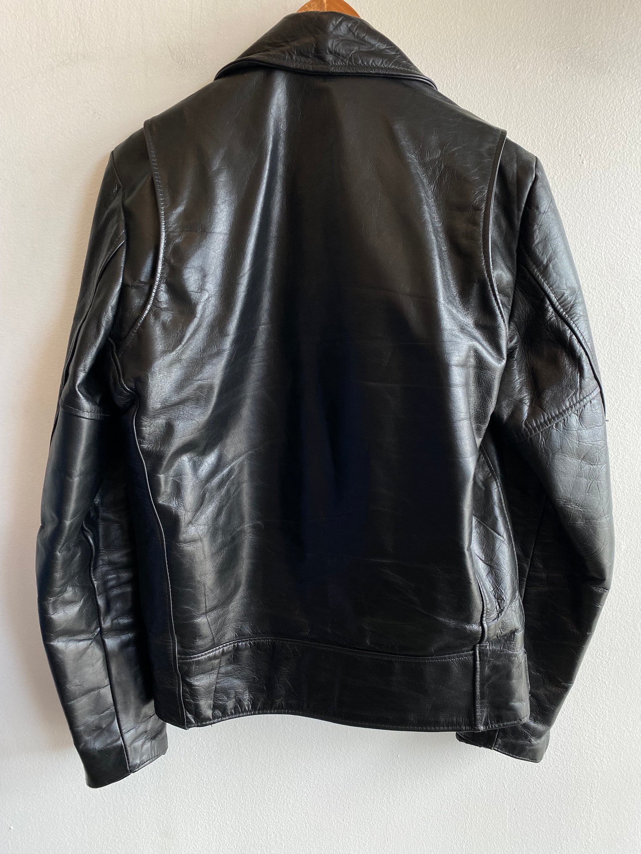 Vintage 1960/70's Sear's Leather Biker Jacket – La Lovely Vintage