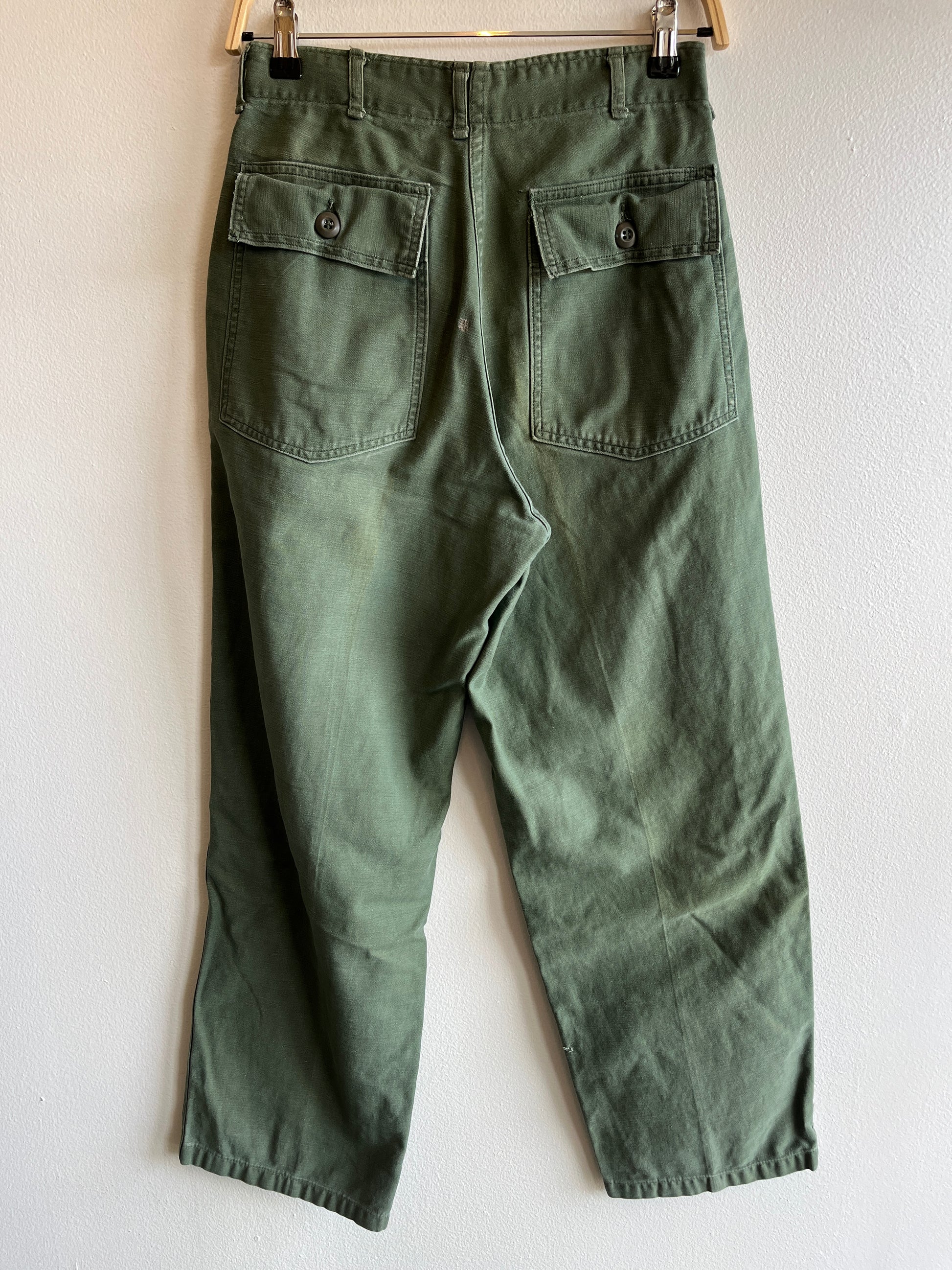 Vintage 1960’s OG-107 Military Fatigue Trousers - La Lovely Vintage 