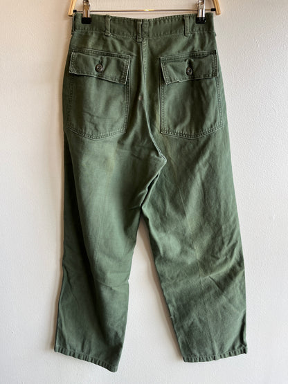 Vintage 1960’s OG-107 Military Fatigue Trousers - La Lovely Vintage 