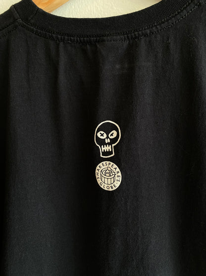 Vintage Y2K Shakespeare Globe Skull T-Shirt
