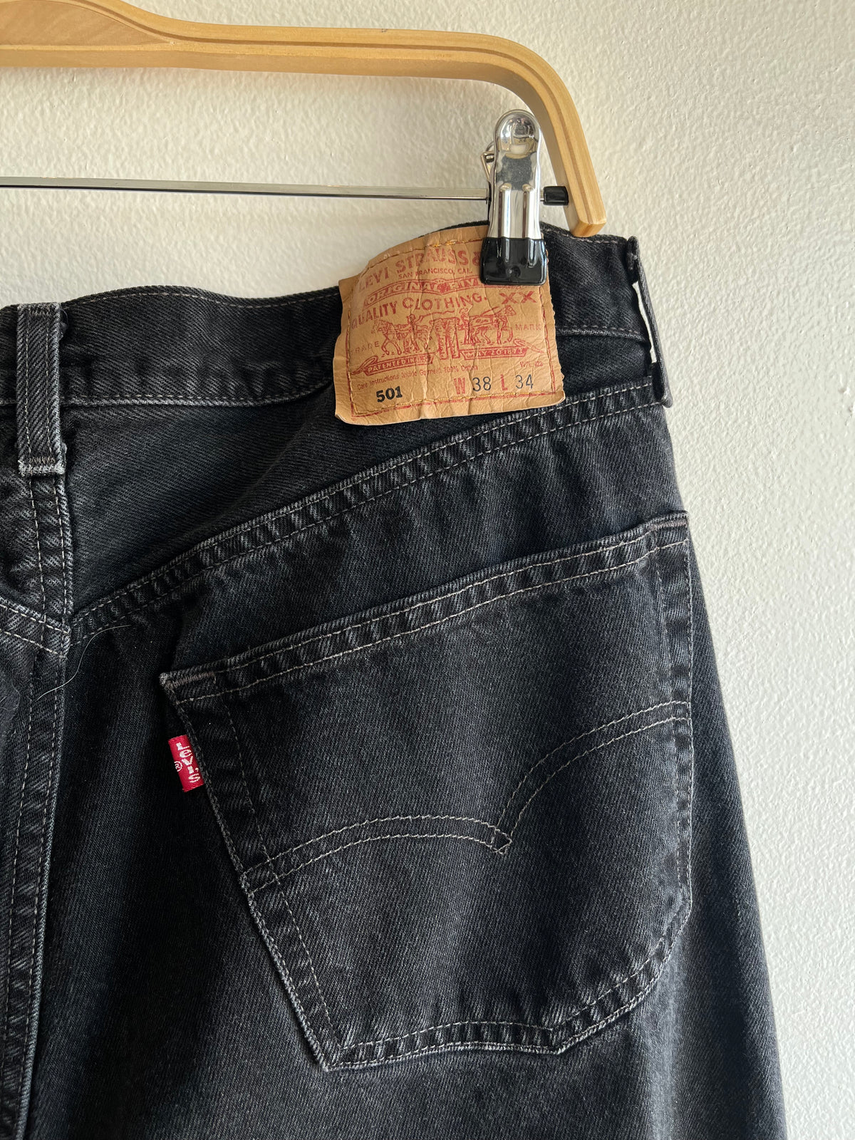 Vintage Y2K Levi’s 501 Black Denim Jeans