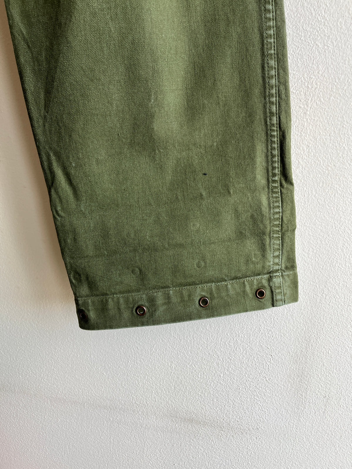 Vintage 1950’s Swedish Military Buckleback Fatigue Trousers - La Lovely Vintage 
