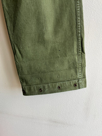 Vintage 1950’s Swedish Military Buckleback Fatigue Trousers - La Lovely Vintage 