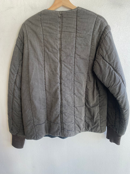 Vintage 1960’s Overdyed Czech Cotton Military Liner Jacket
