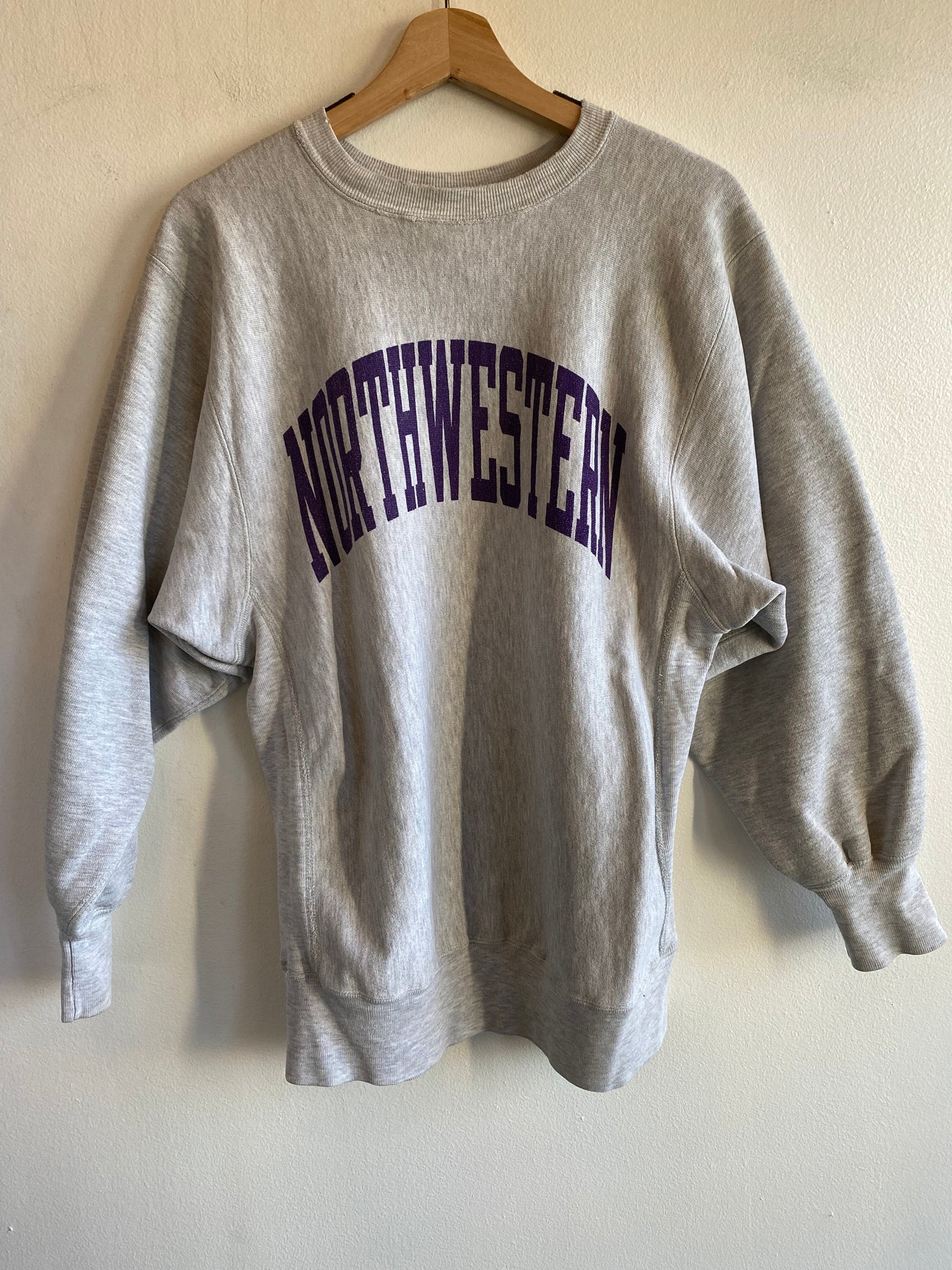 Vintage 1990 s Northwestern University Champion Reverse Weave Sweatshi La Lovely Vintage