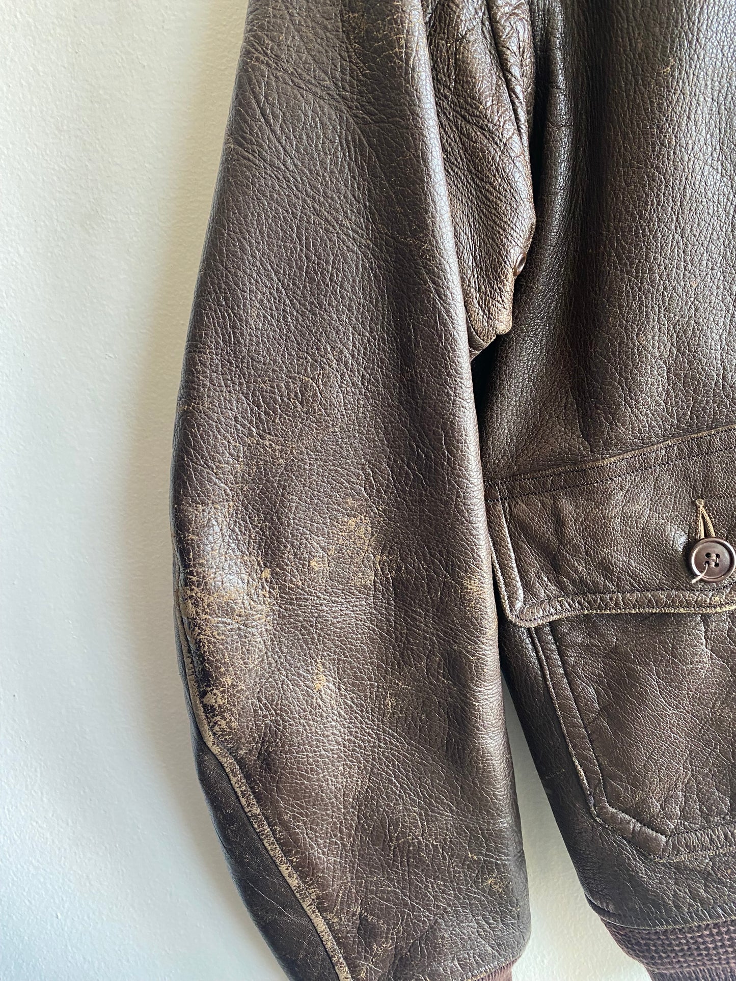 Vintage 1950’s USN G-1 Leather Flight Jacket