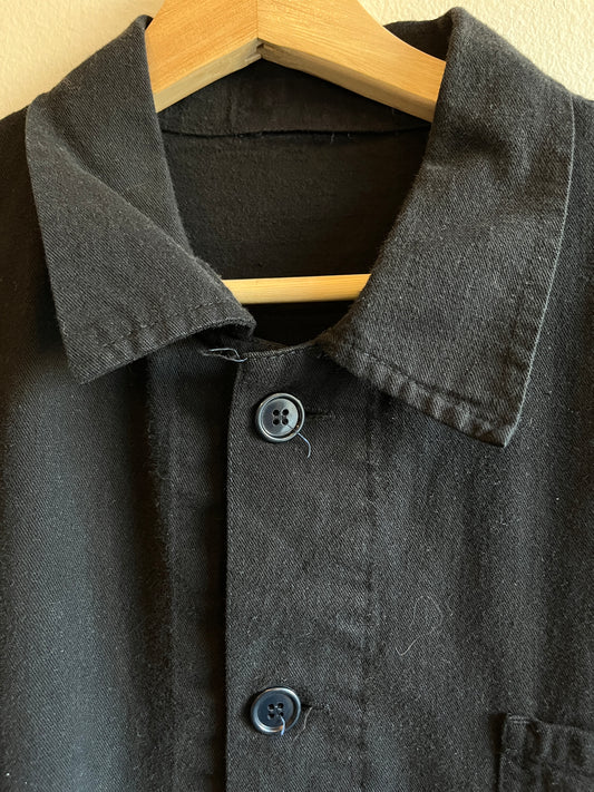 Vintage 1970’s Black French Chore Coat