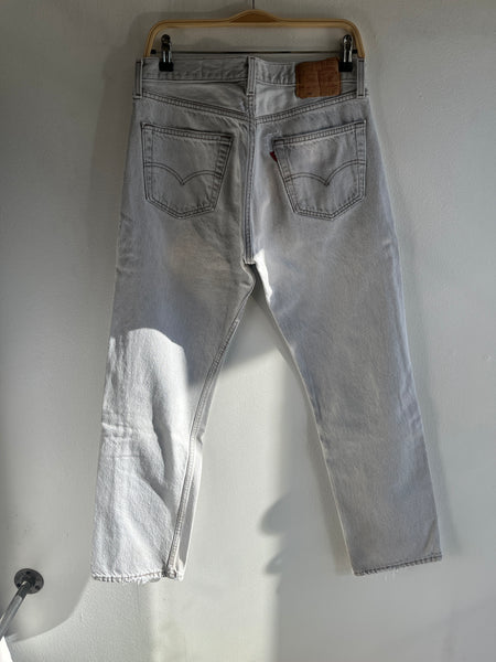 Vintage 1980’s Levi’s 501 Grey Denim Jeans