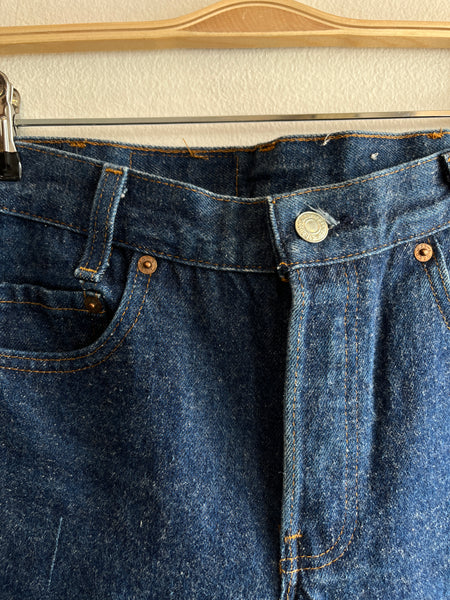 Vintage 1980’s Dark-Wash Levi’s 701 Denim Jeans