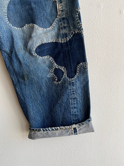 Vintage 1960’s Levi’s “Big E” 501 Selvedge Denim Jeans - La Lovely Vintage 