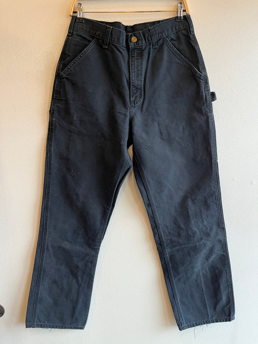 Vintage Y2K Carhartt Black Canvas Work Pants