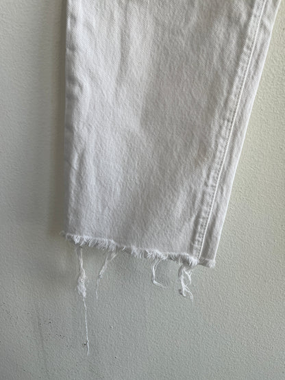 Vintage 1990's Levis 501s White Denim Jeans - La Lovely Vintage 