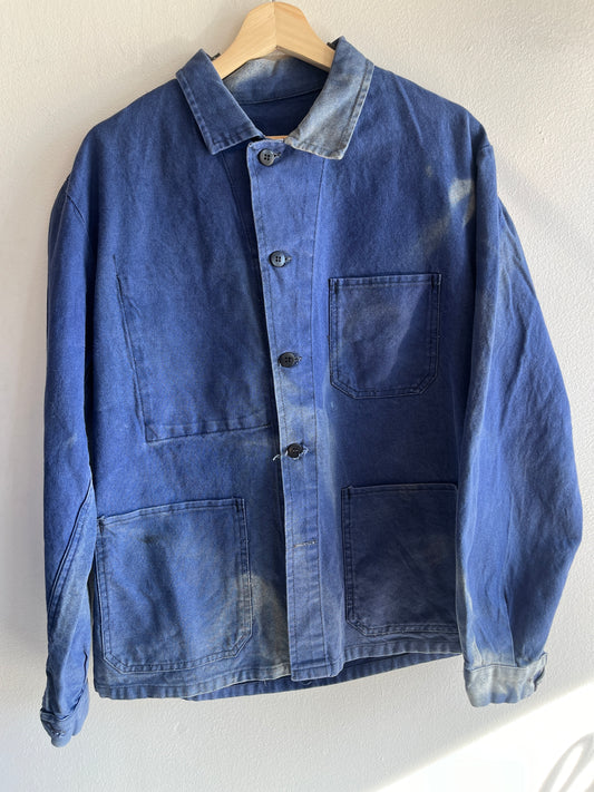 Vintage 1960’s Sunfaded French Chore Coat