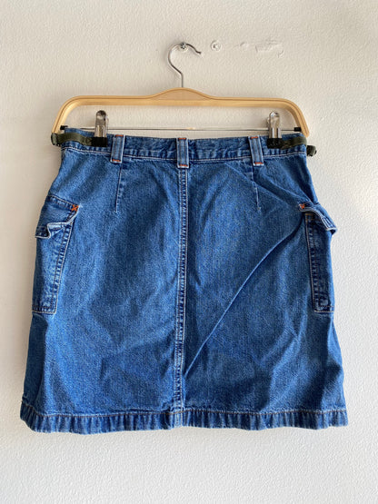 Vintage Y2K AE Denim Mini Cargo Skirt