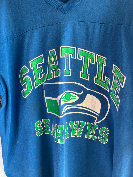 Vintage 1980’s Seattle Seahawks Jersey T-Shirt