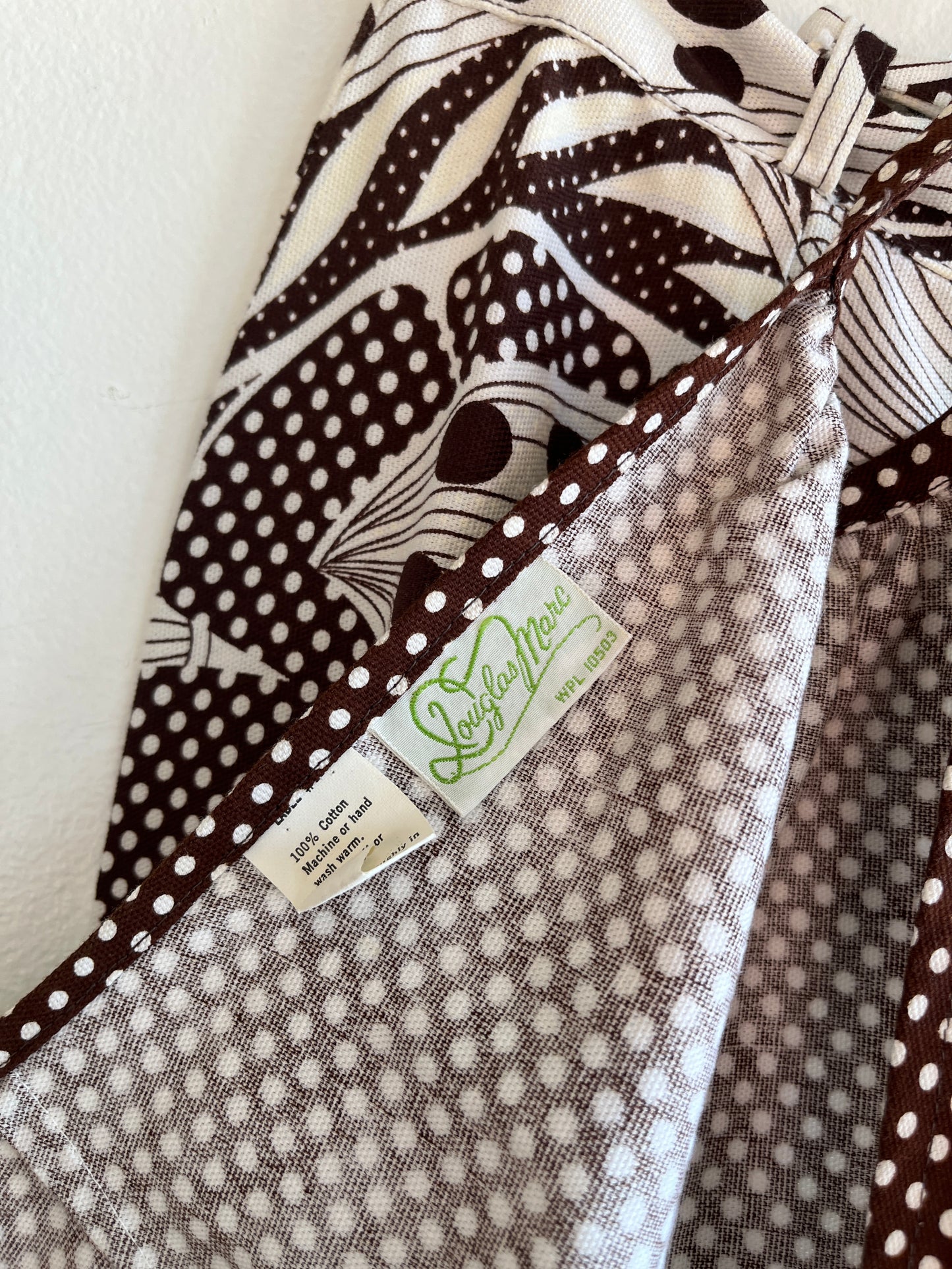 Vintage 1970’s Polka Dot Halter Set