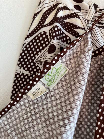 Vintage 1970’s Polka Dot Halter Set