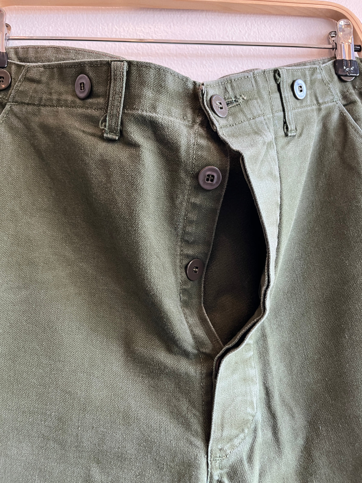 Vintage 1950’s Swedish Military Buckleback Fatigue Trousers - La Lovely Vintage 