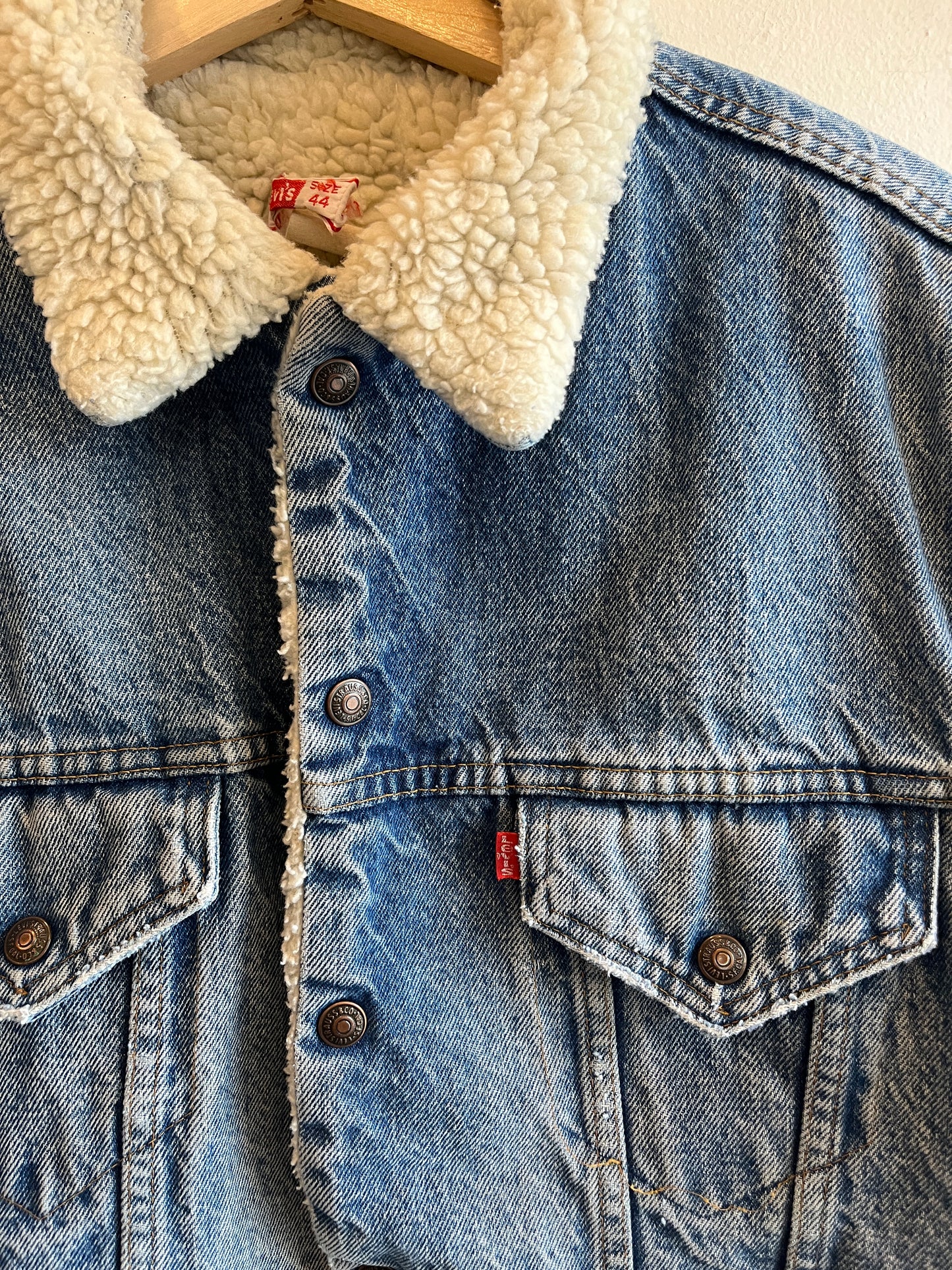 Vintage 1970/80’s Levi’s Sherpa Lined Denim Jacket - La Lovely Vintage 