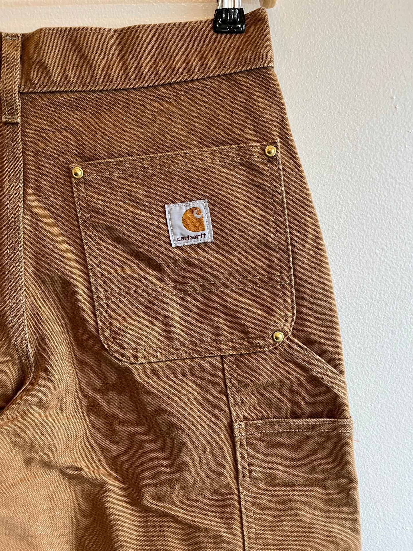 Vintage Y2K Carhartt Double Knee Canvas Work Pants