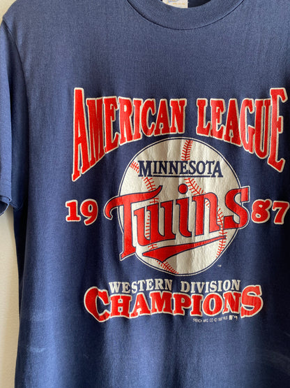 Vintage 1987 Minnesota Twins T-Shirt - La Lovely Vintage 