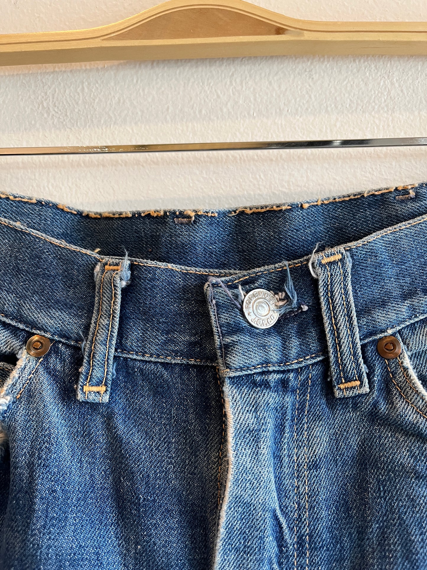 Vintage 1950’s Foremost Half-Selvedge Denim Jeans - La Lovely Vintage 