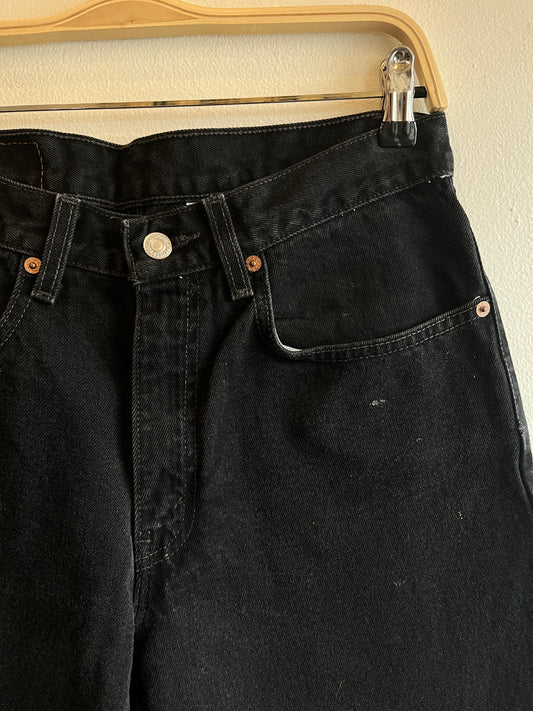 Vintage 1990's Levi’s 550 Black Denim Jeans