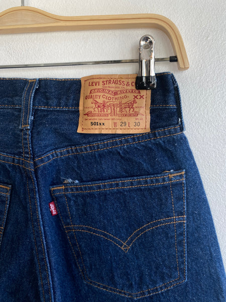 Vintage 1980’s Levi’s One-Wash 501 Denim Jeans