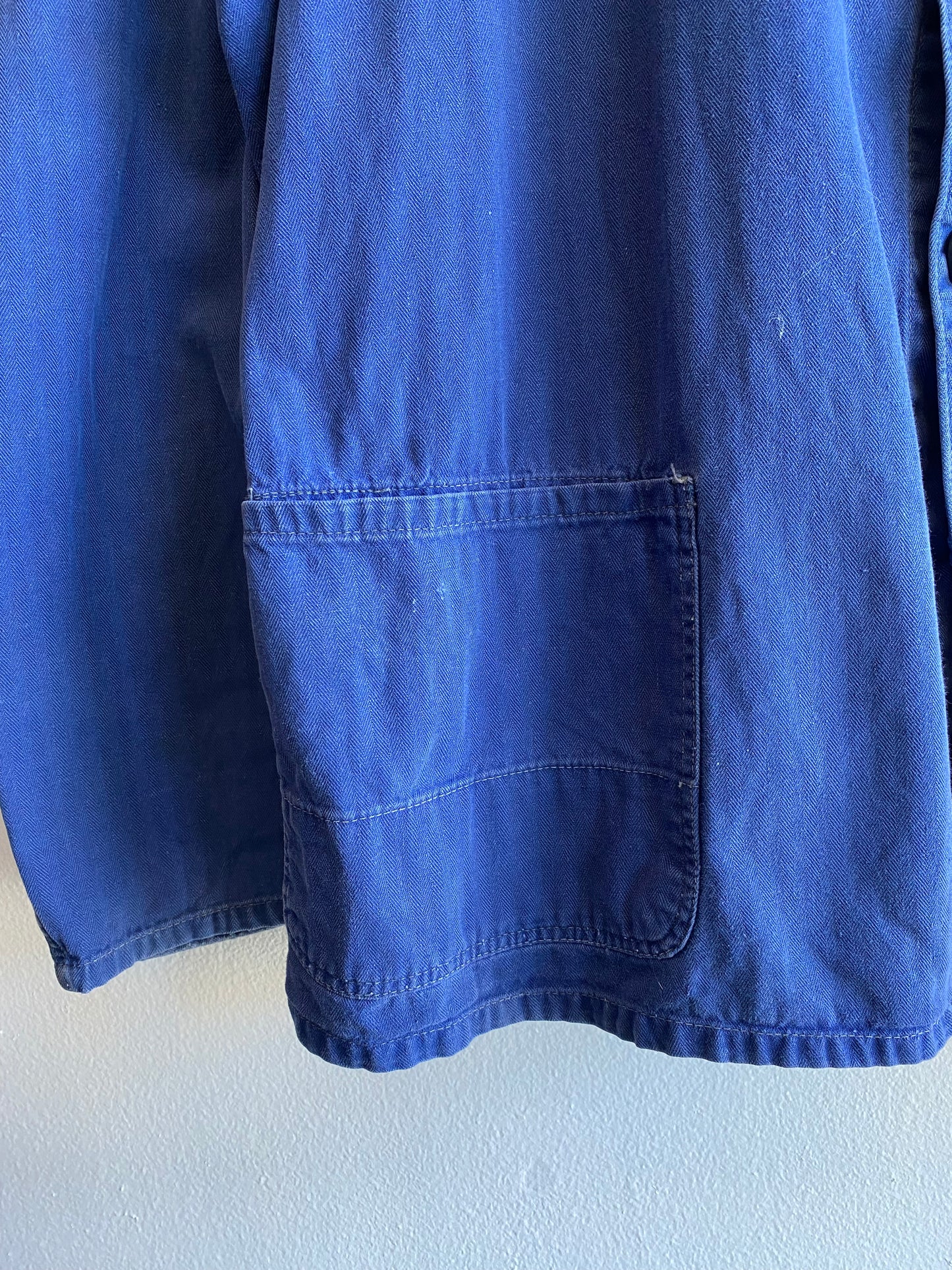 Vintage 1960’s Herringbone Twill French Chore Coat - La Lovely Vintage 