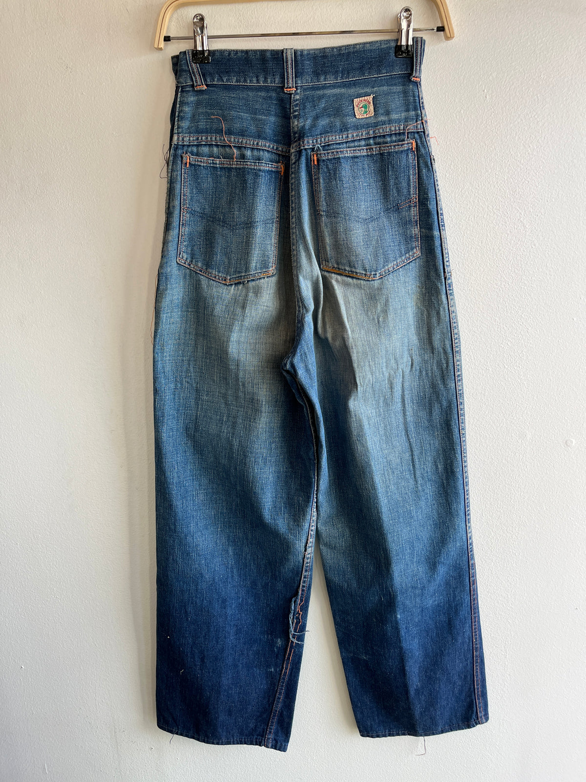Vintage 1950’s Duck Head Side-Zip Denim Jeans - La Lovely Vintage 
