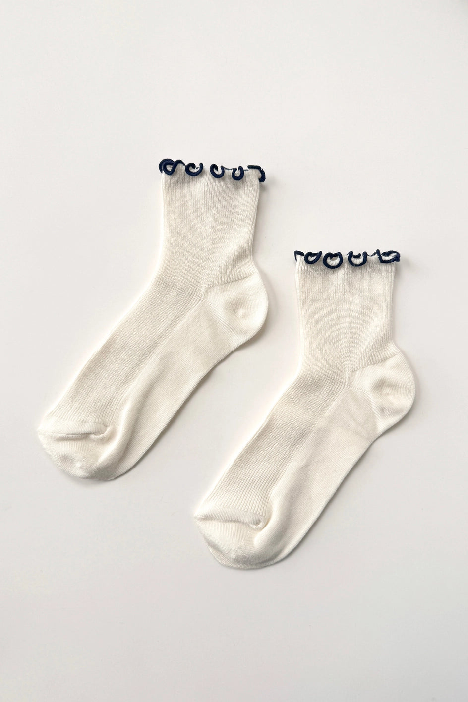 Le Bon Shoppe - Petit Ruffled Modal Sock - La Lovely Vintage 