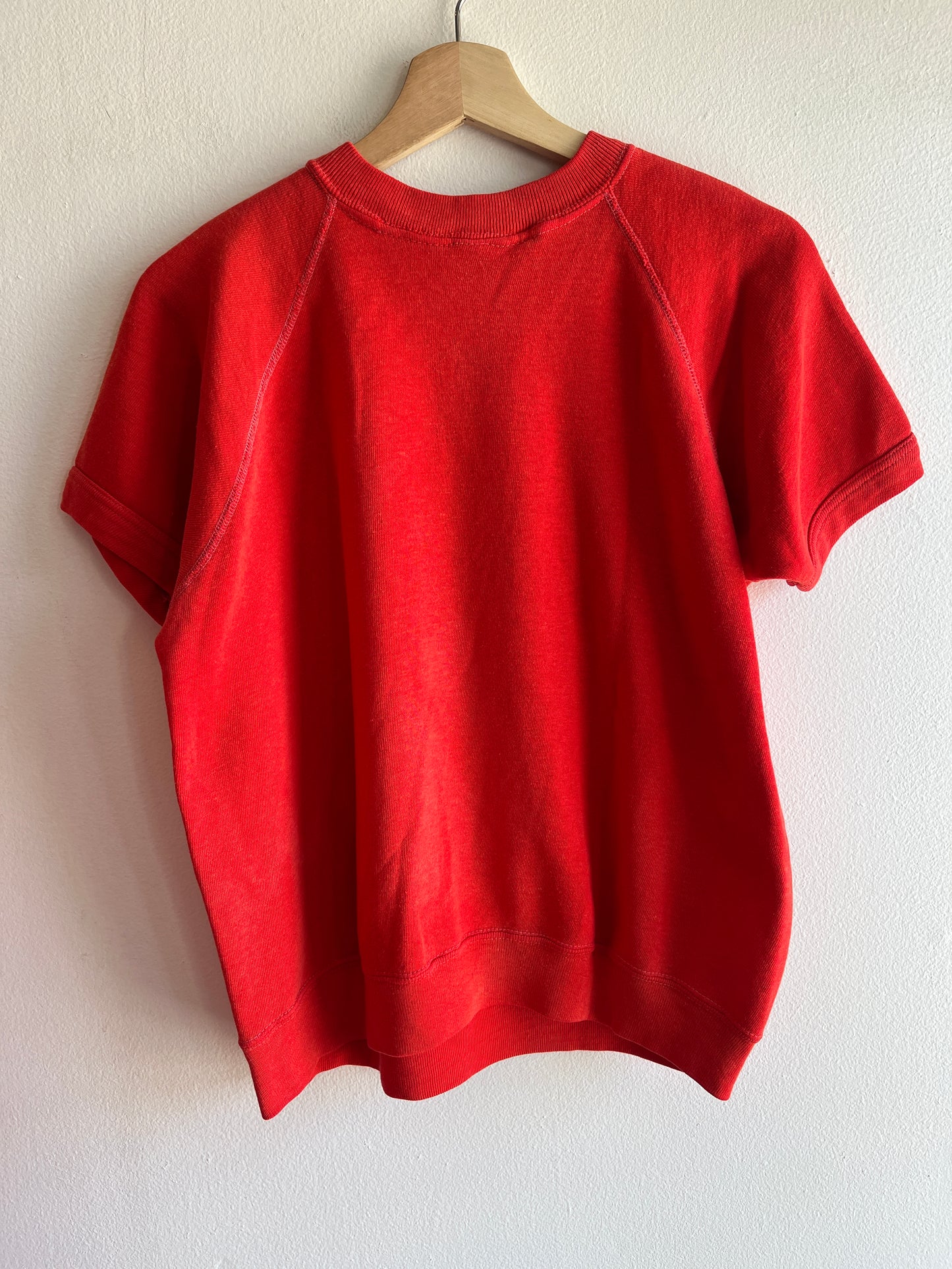 Vintage 1970’s Red Short-Sleeved Sweatshirt